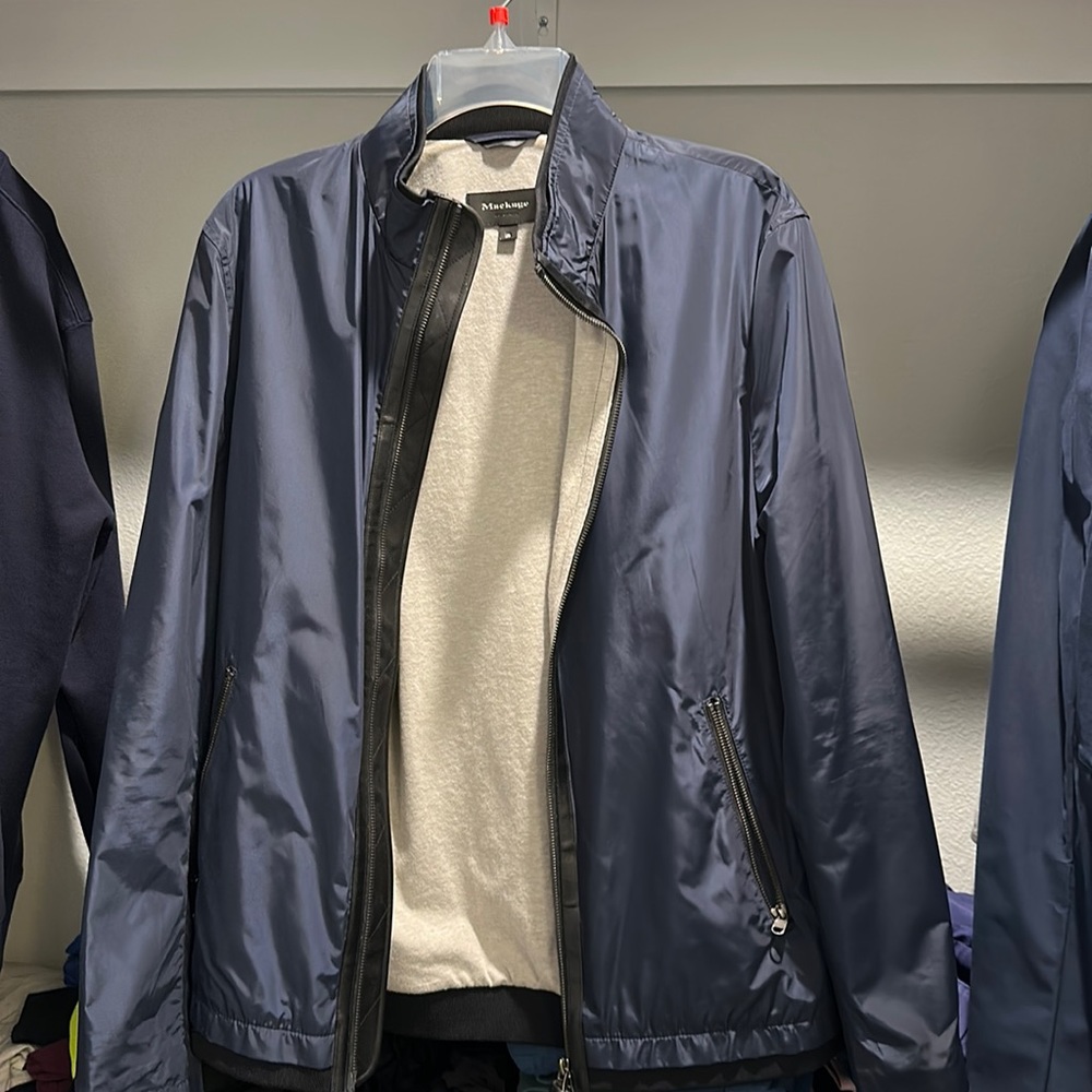 Mackage Karson Leather Bomber Jacket men’s size 36 (small-medium)